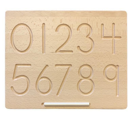 Wooden Number Tracing Board