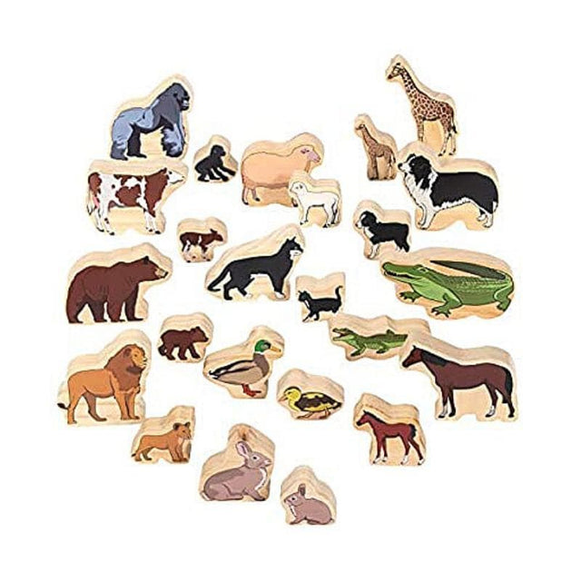 Wooden Play Animal Families