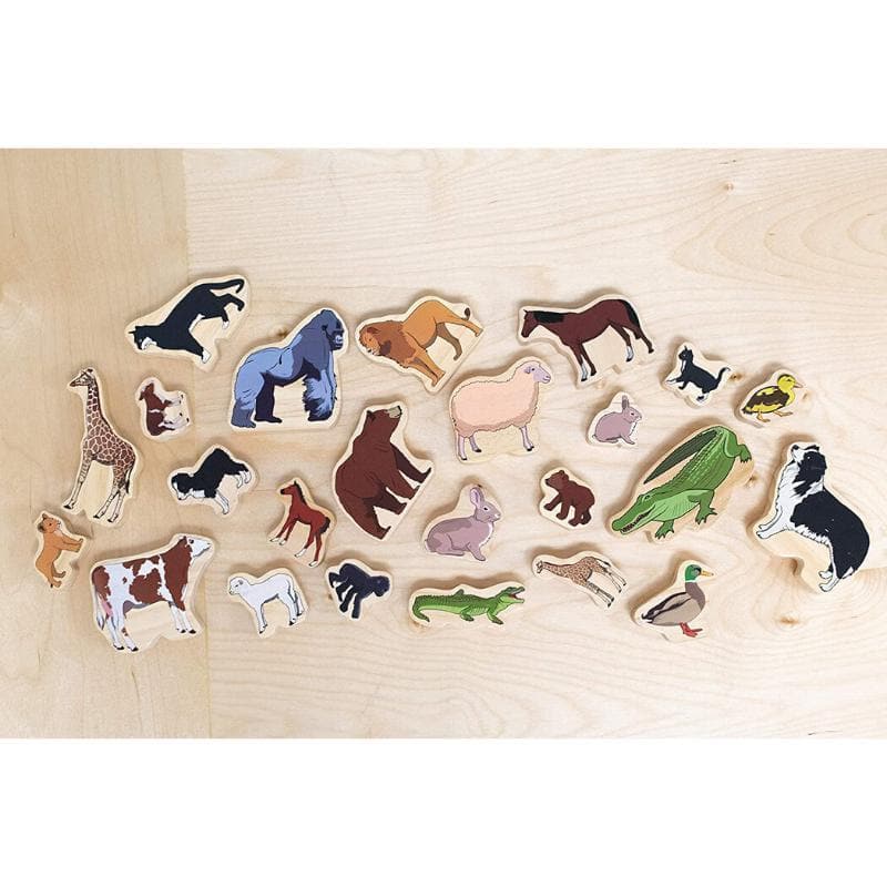 Wooden Play Animal Families
