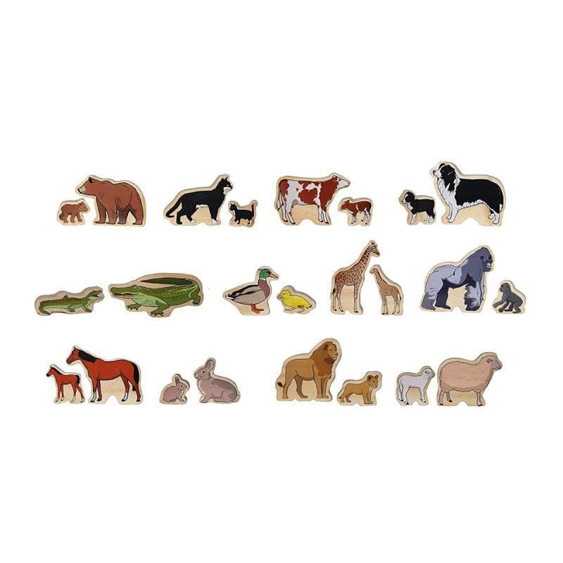 Wooden Play Animal Families