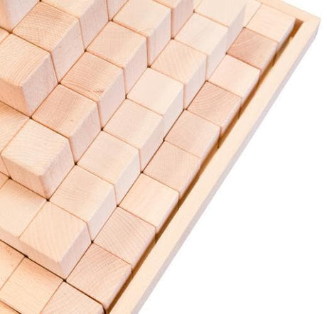 Wooden Stepped Block Pyramid
