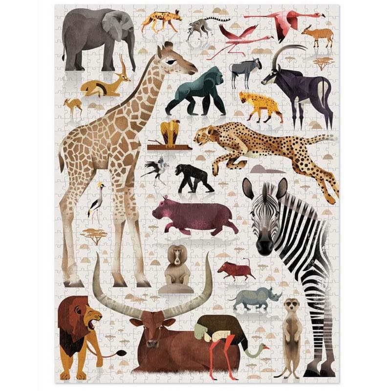 World of Puzzle 750pc - African Animals