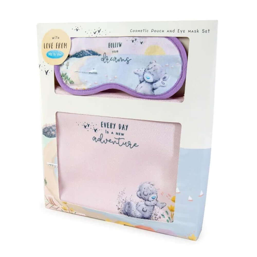Cosmetic Pouch & Eye Mask Set