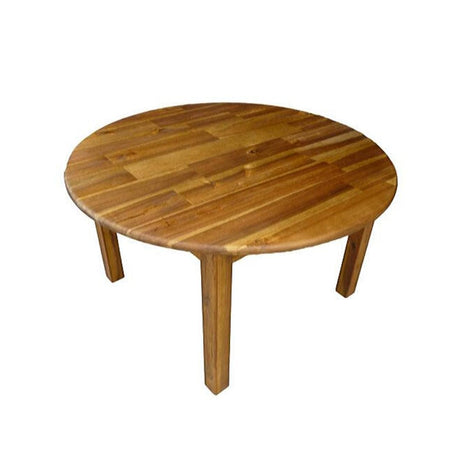 Hardwood Medium Round Table with 2 Standard Chairs