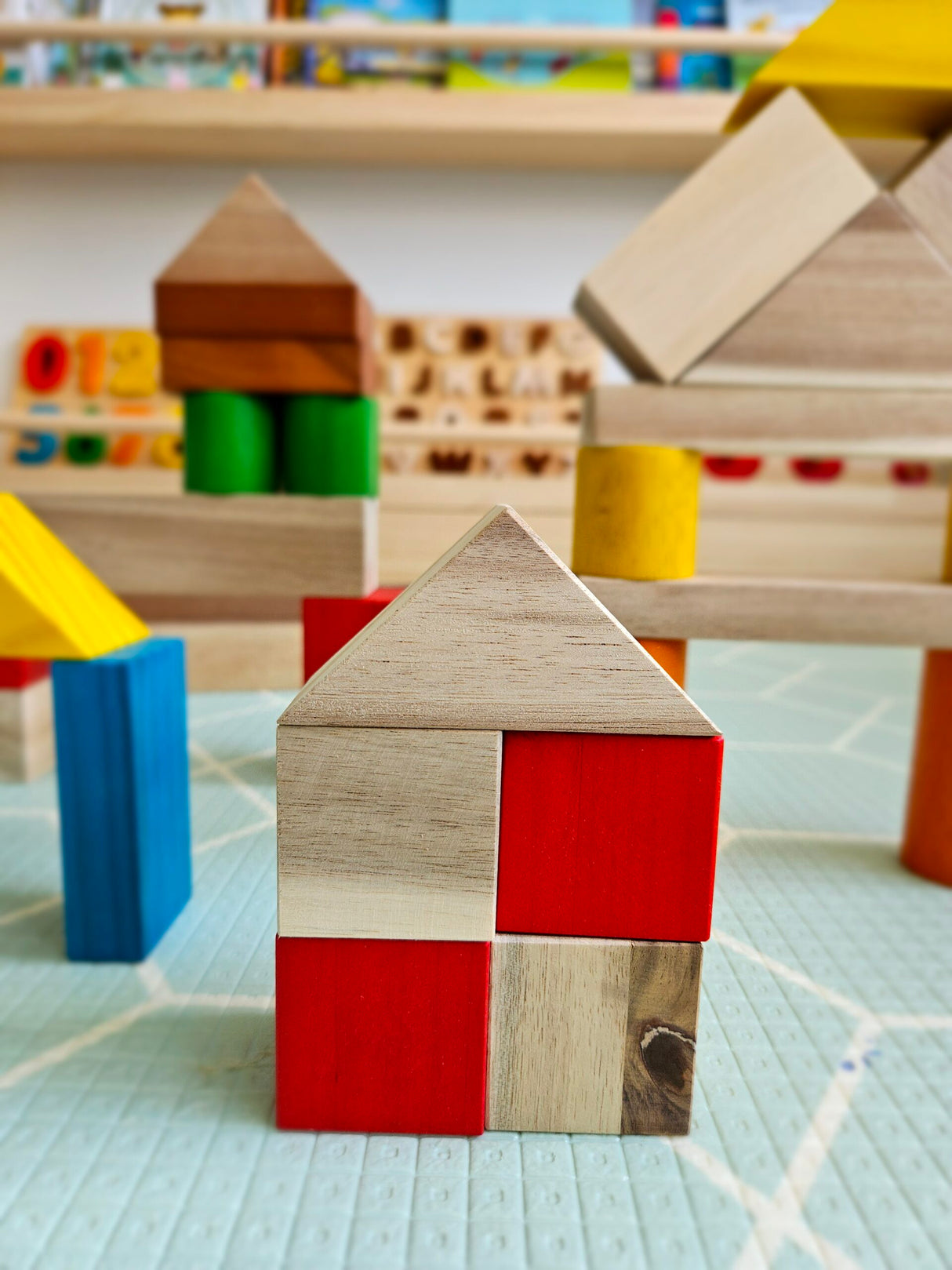 Natural Colour Wooden Blocks