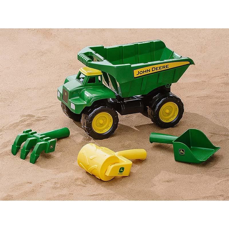 John Deere 38cm Big Scoop Dump Truck with Garden Tools