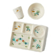 Little Critters Blue Bamboo Divider Dining 3pc Set