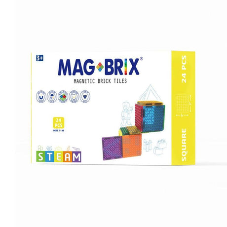 Magbrix 24pcs Square Pack-Construction Play-My Happy Helpers