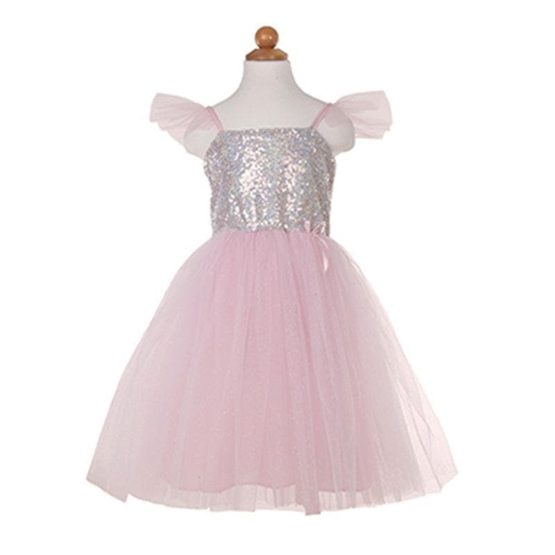 Pink Sequins Princess Dress