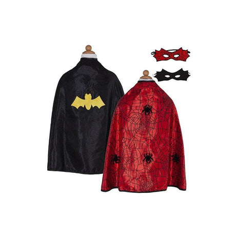 Reversible Spider & Bat Cape with Mask