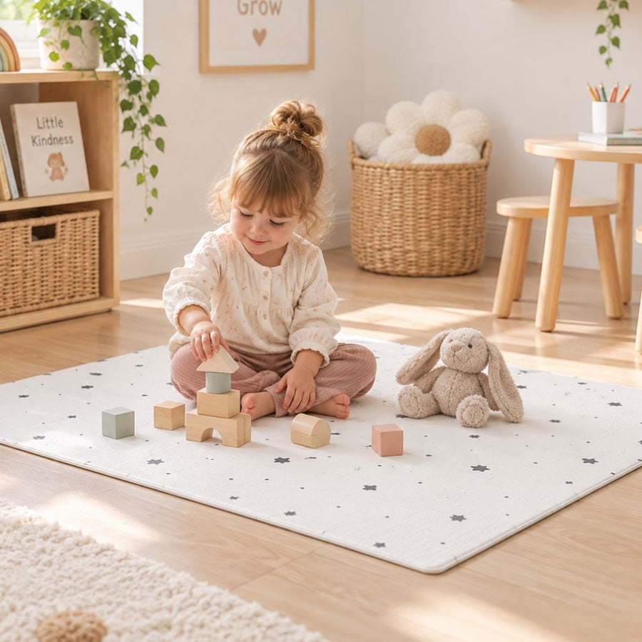 A selection of kids play mats