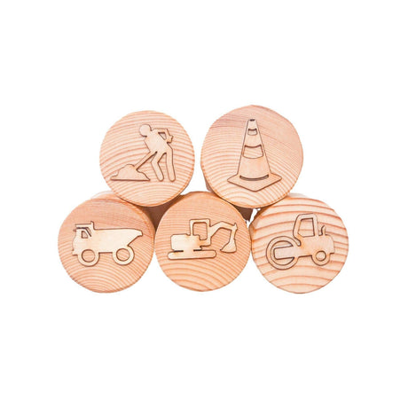 Wooden Playdough Stamps