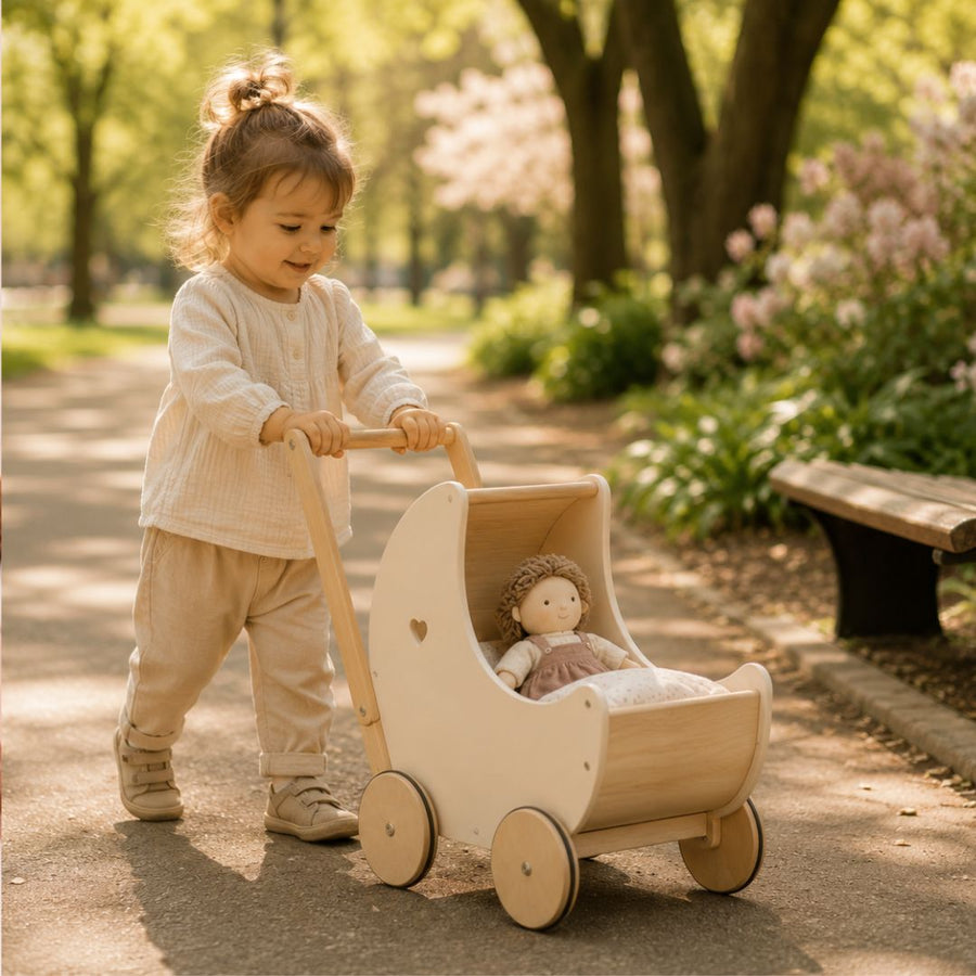 A selection of doll prams & strollers