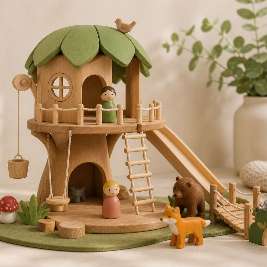 Tree House Toys shown in a playroom setting