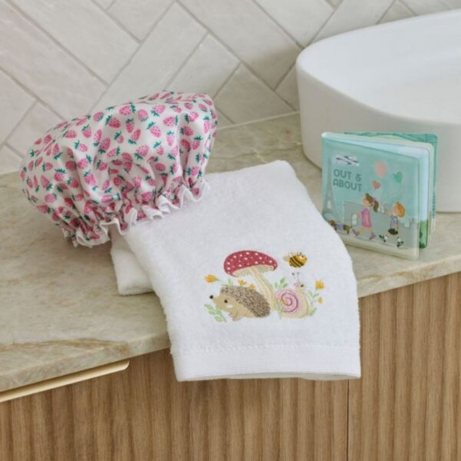 Baby Towels shown in a nursery setting