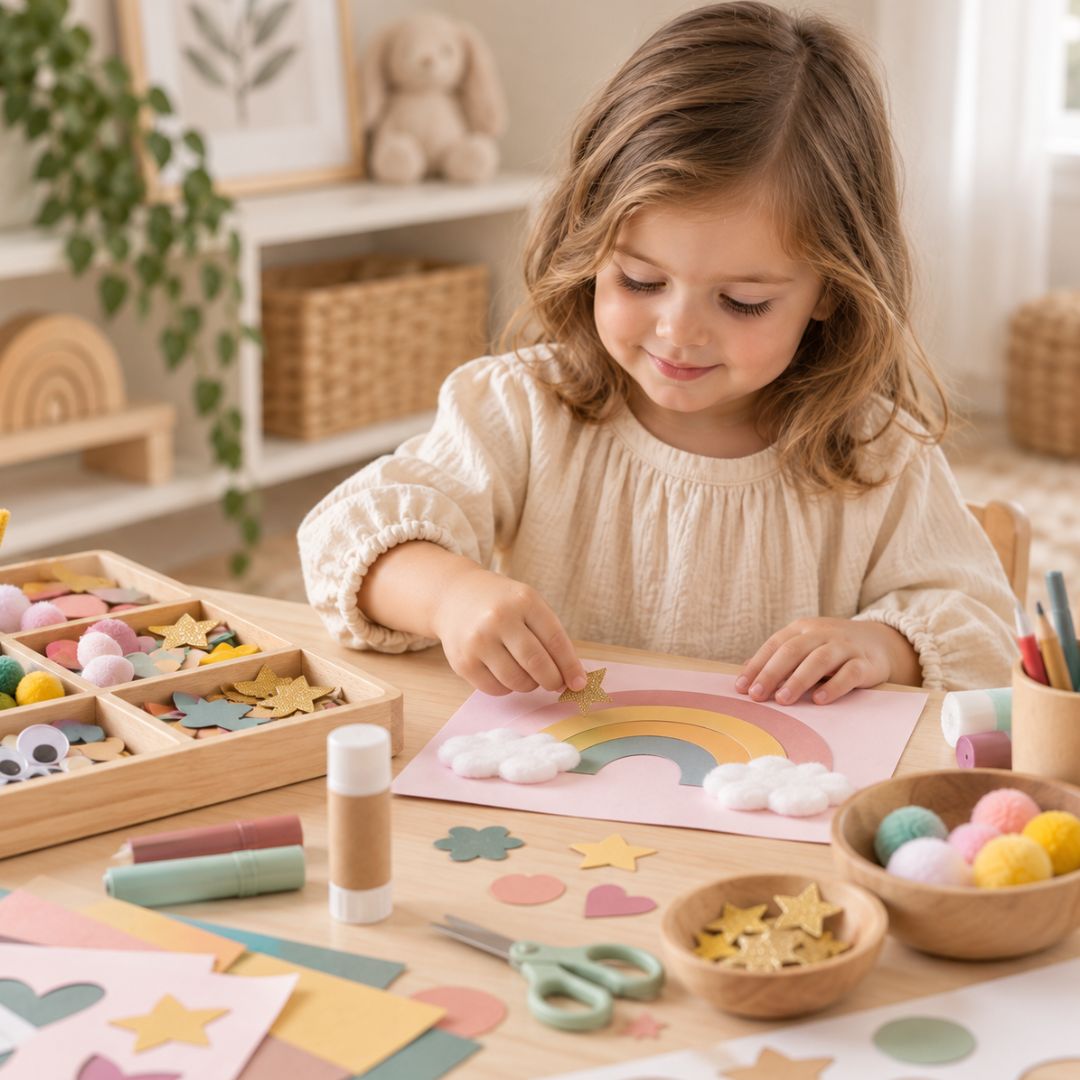 Craft Kits in use during a creative session