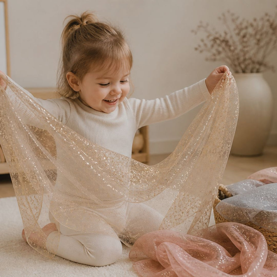 Play Silks shown in a playroom setting