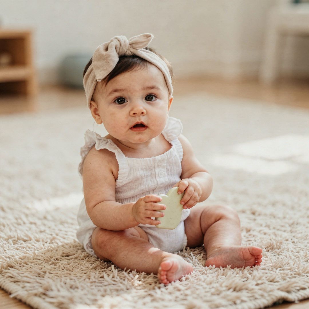 Baby playing with baby toys