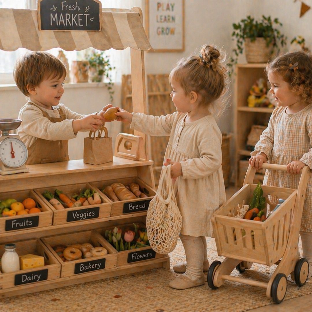 A selection of playing shops