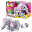 ZURU Pet's Alive Mama Elephant & Baby Surprise