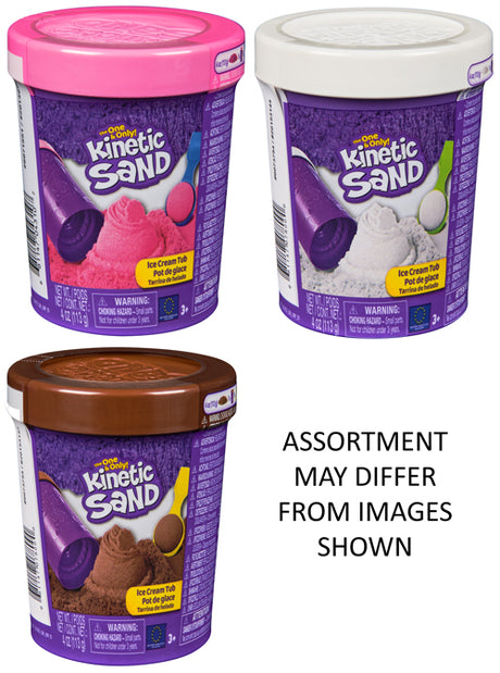 Kinetic Sand Ice Cream Tub Assorted (Only Sold in Display of 12)