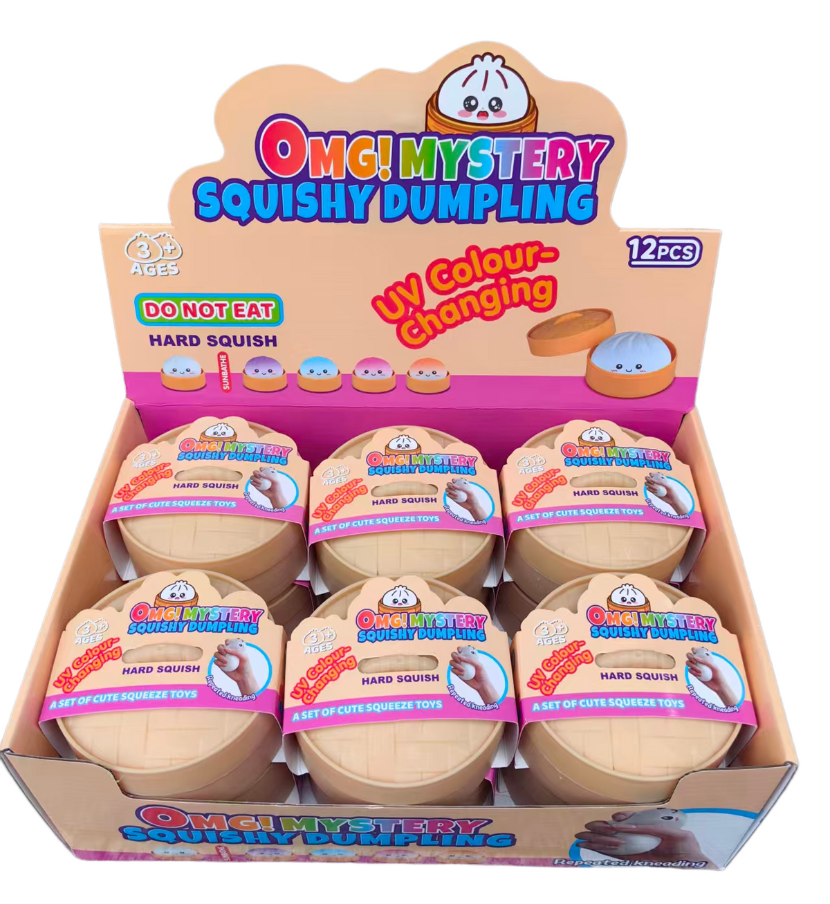 Squishy Mystery UV Colour Change Dumpling Assorted 