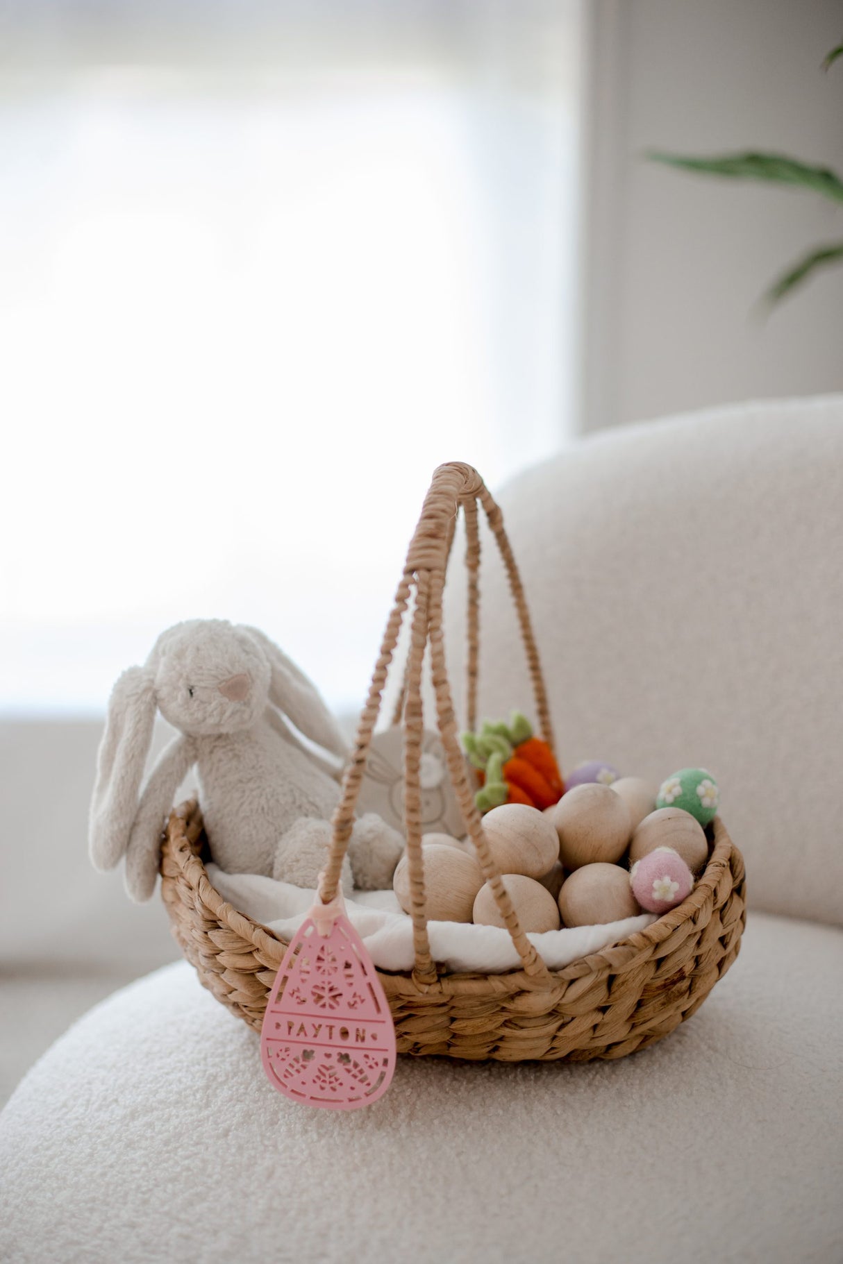 Cane Gardening Basket
