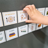 Magnetic Routine Cards – Visual Schedule for Kids