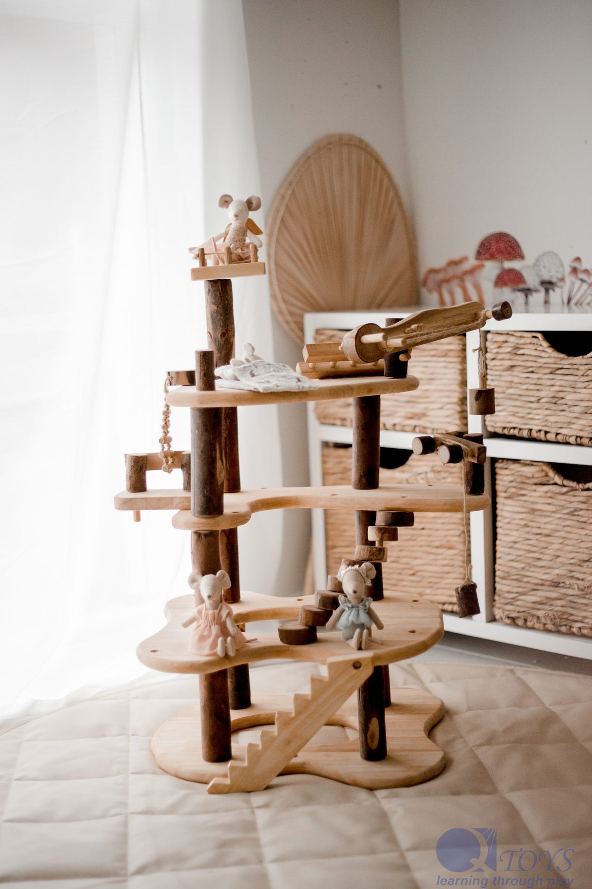 Three Level Tree House Play Set