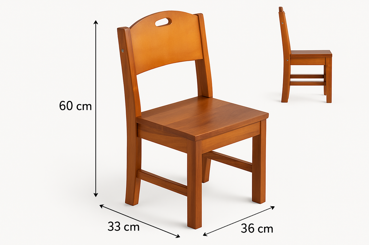 Acacia Stacking Chair (Set of 2)