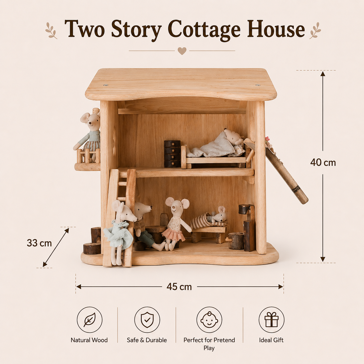 Two Story Cottage House