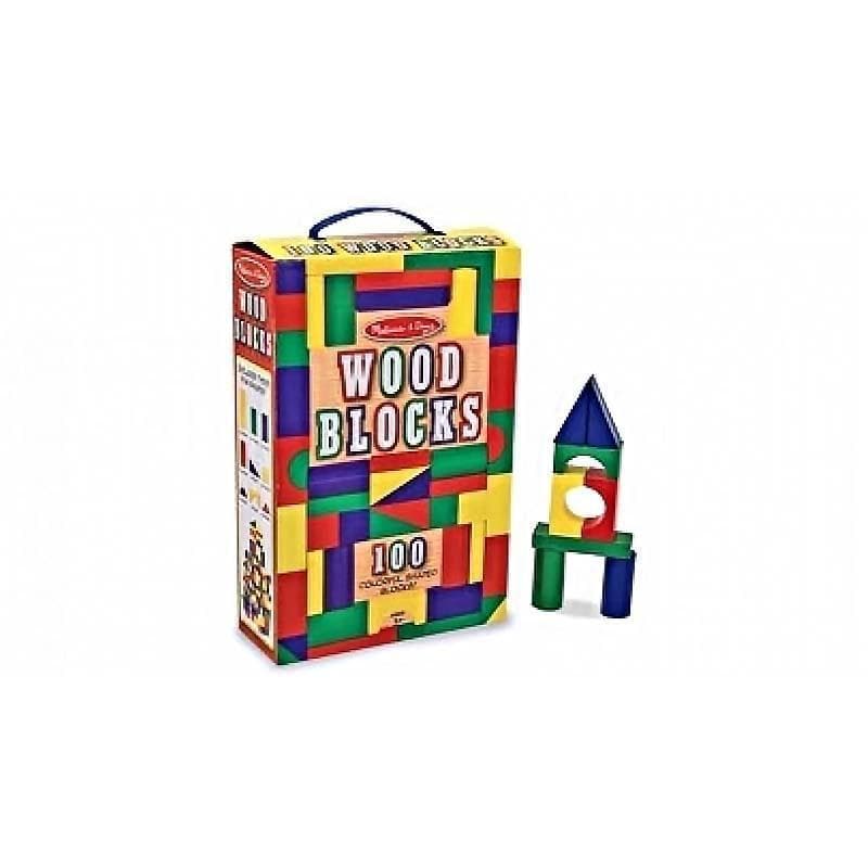 100 Wood Block Set-Building Toys-My Happy Helpers