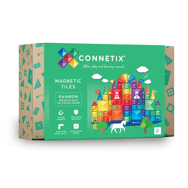 Connetix Tiles 104 Piece Creative Car Bundle