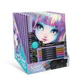 Nebulous Stars Black Pages Colouring Book - Isadora (Metallic Pens) craft kit for children