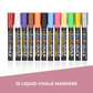 12 LIQUID CHALK MARKERS-My Happy Helpers