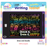 Interactive LCD Writing Tablet - Purple Art (USB Rechargeable)
