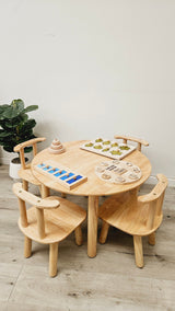 Round Table and 4 Chairs
