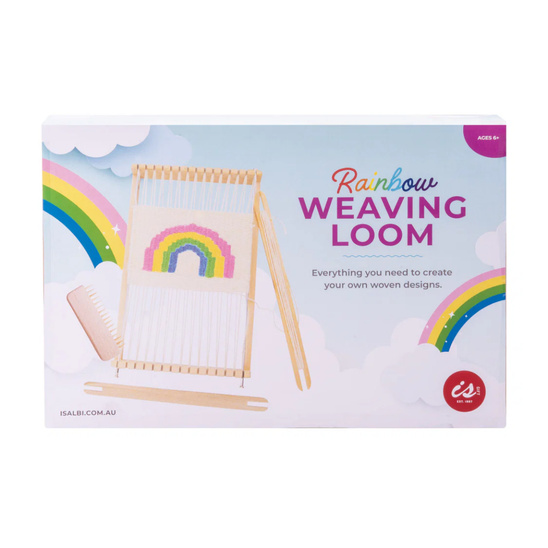 Rainbow Wooden Weaving Loom Multi-Coloured