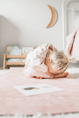 Kids Yoga Mat – Non-Slip, Eco-Friendly & Washable: Rose