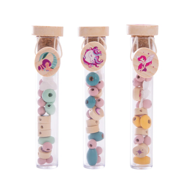 Wooden Bead Bracelet Kit - 3 Assorted
