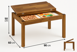 Hardwood Study Desk