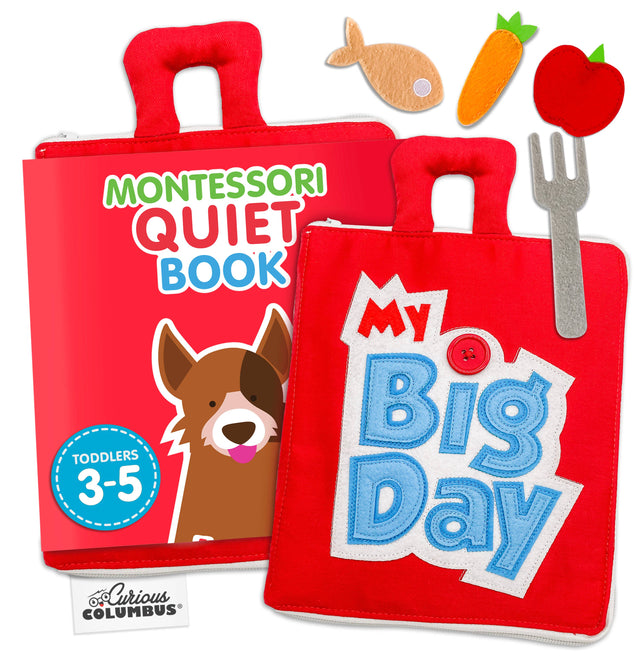 Fabric Activity Book - My Big Day: Blue Cover