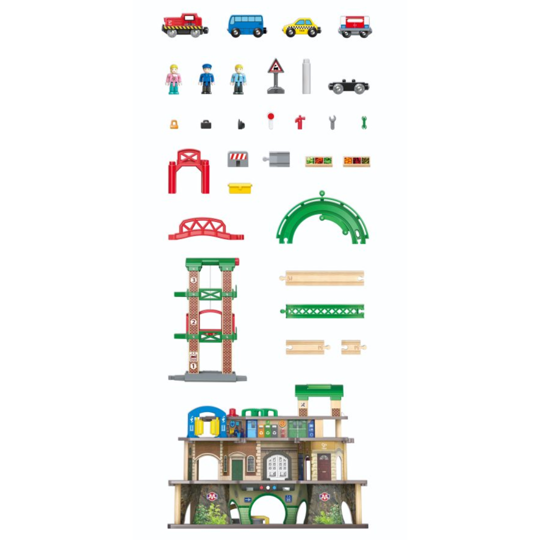 Muti-Level Railway City Set