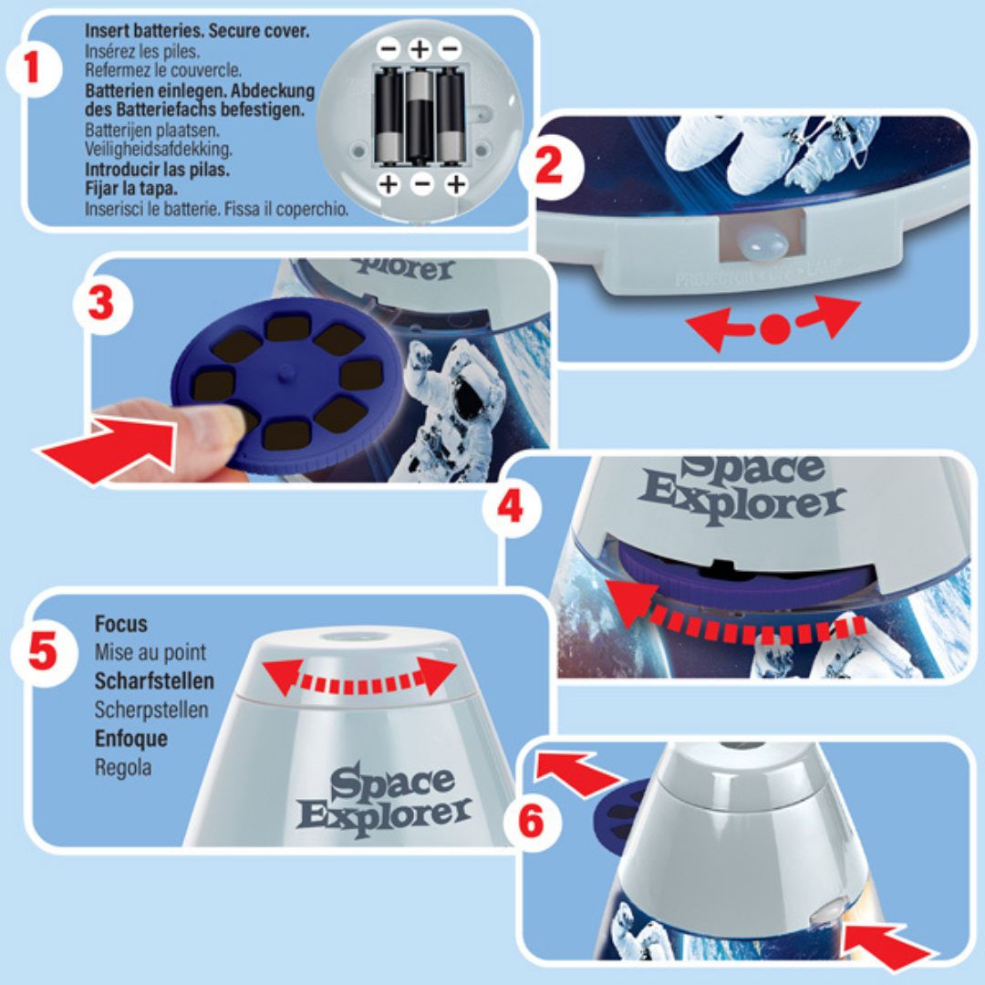 Space Explorer Room Projector