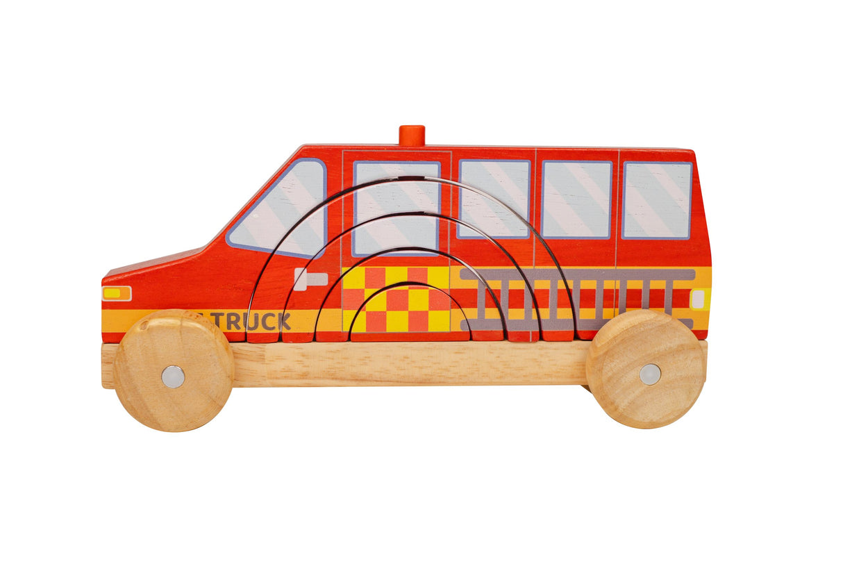 2-in-1 Stacking Fire Truck