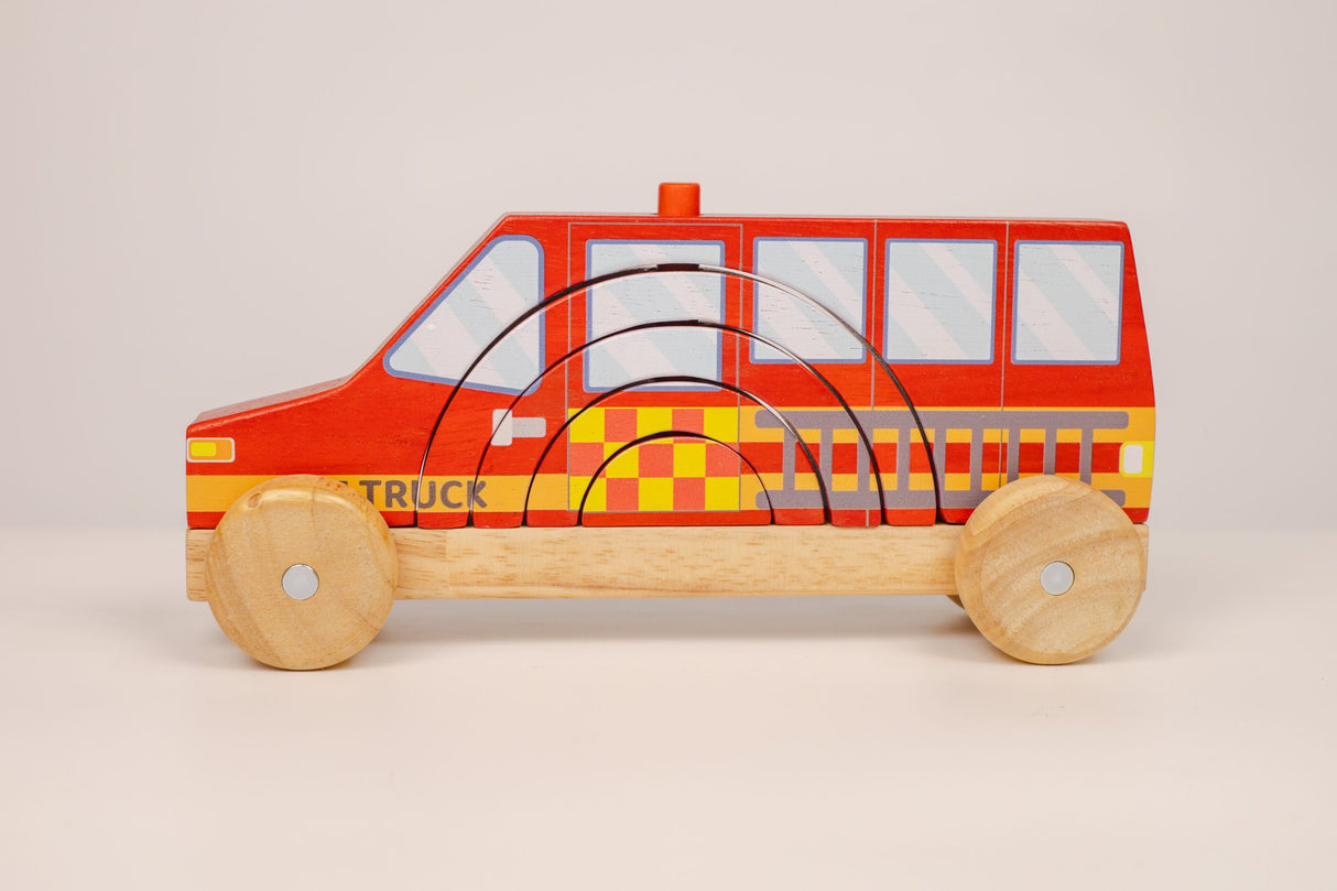 2-in-1 Stacking Fire Truck