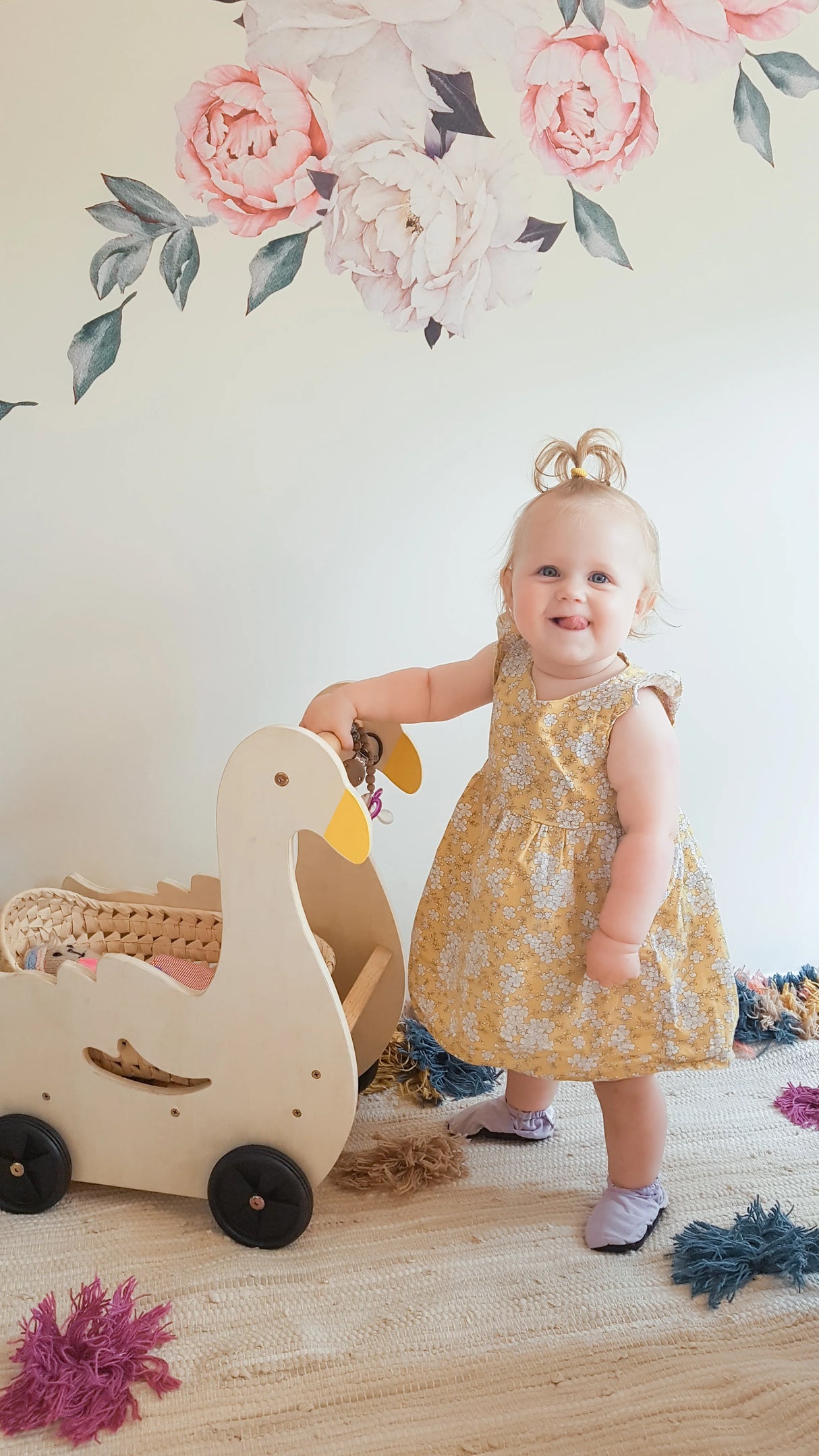 Duckling Doll Pram