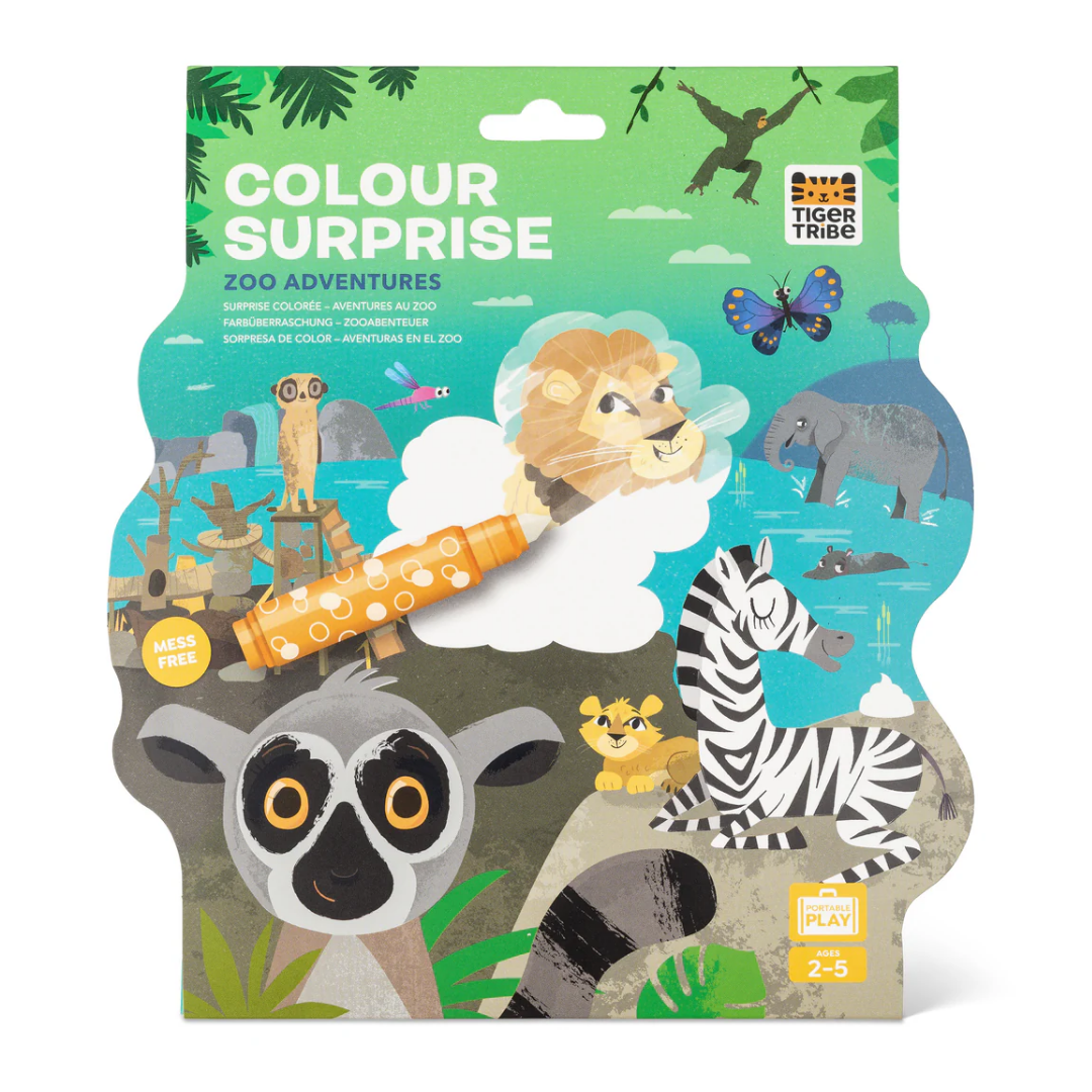 Close-up detail of the Colour Surprise - Zoo Adventures