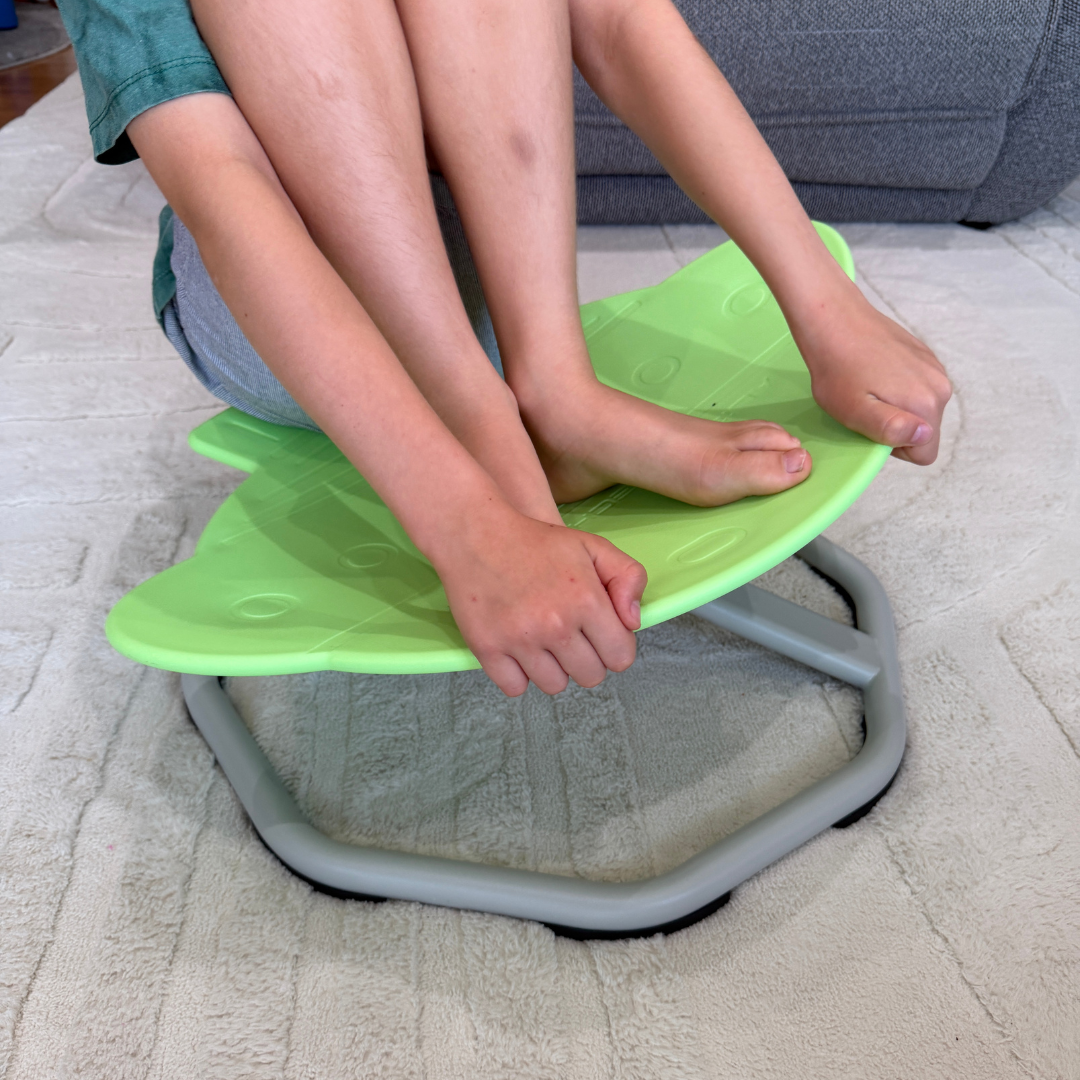 Sensory Spinning Chair - Green Space Ship