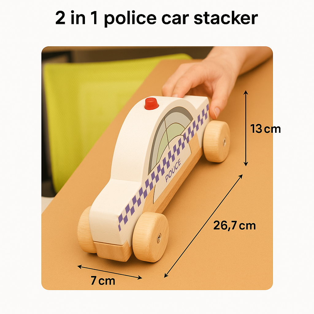 2 in 1 Police Car Stacker